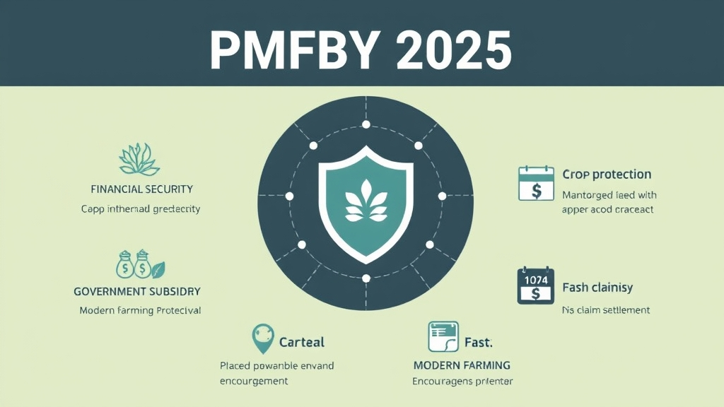 PMFBY 2025 benefits chart for farmers