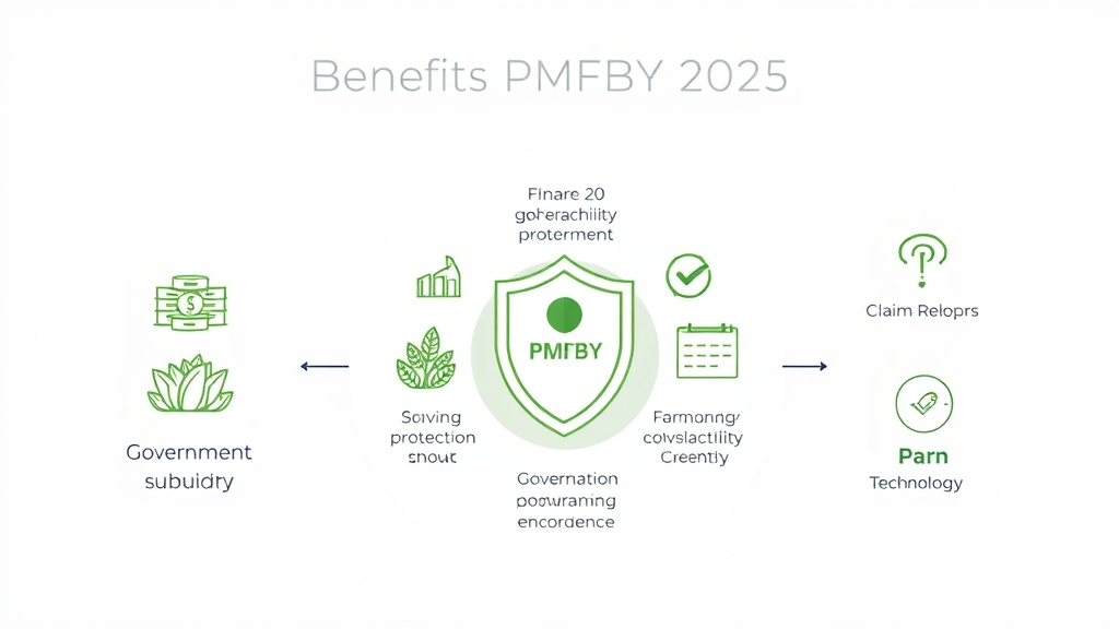 PMFBY 2025 enrollment steps infographic