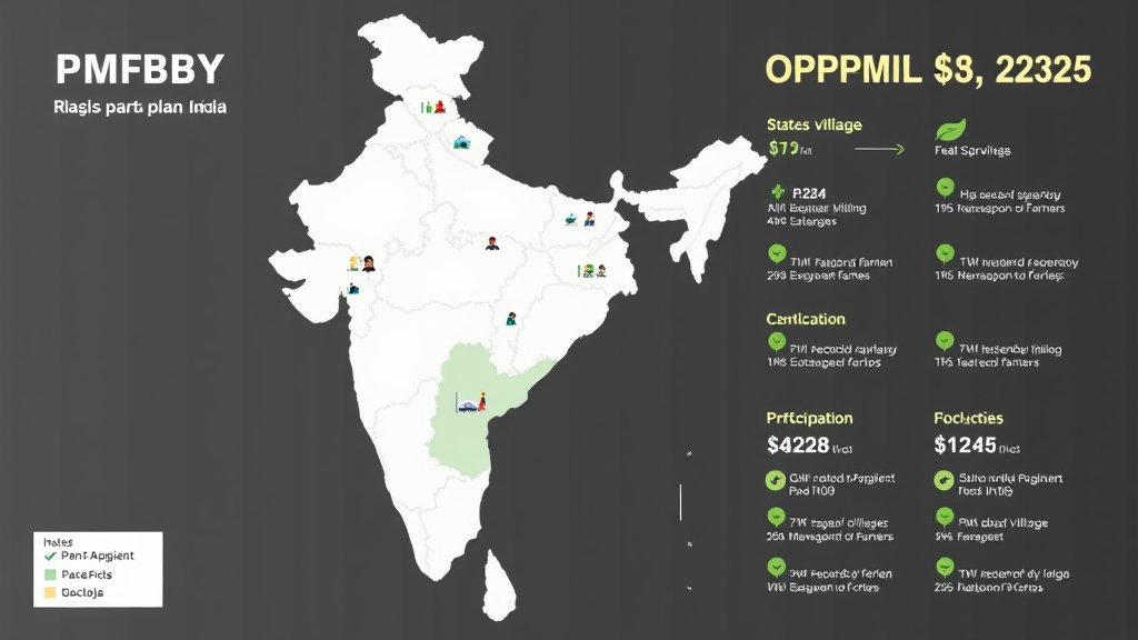PMFBY 2025 nationwide state and village coverage map