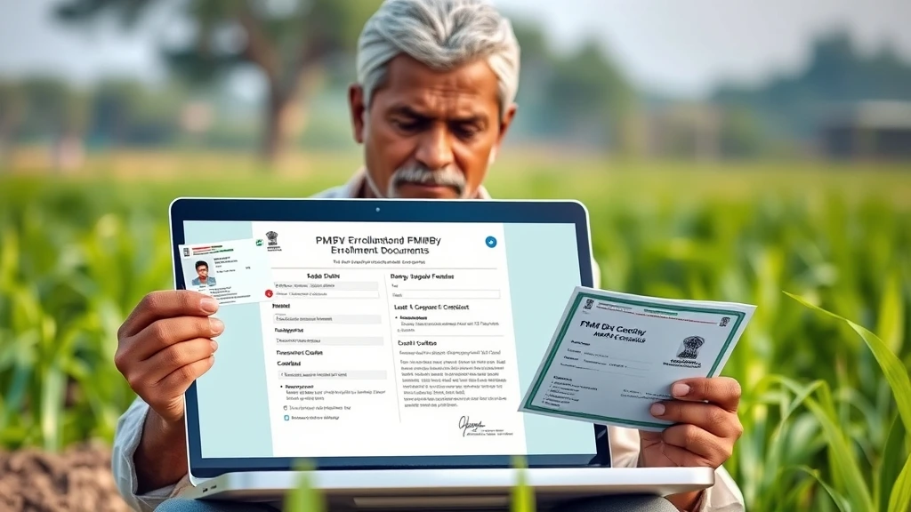 PMFBY enrollment required documents for farmers