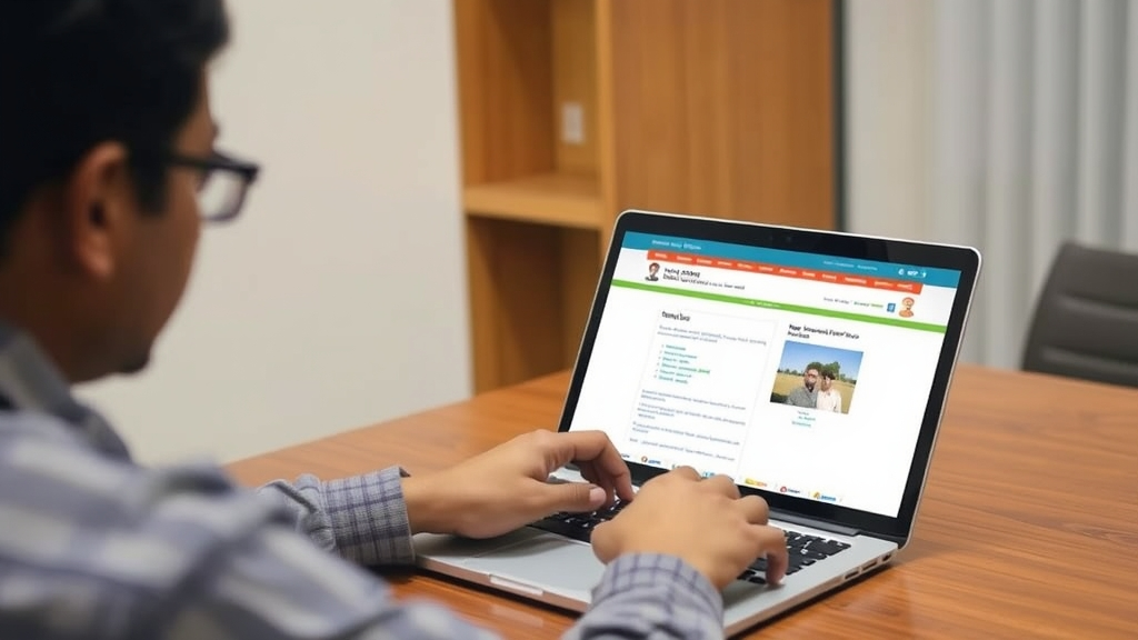 Samagra ID Status Check Online (2025 Guide) 4 User checking Samagra ID status online on official portal