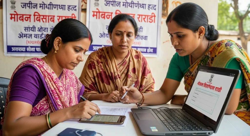 मुख्यमंत्री माझी लाडकी बहीण योजना ऑनलाइन अर्ज प्रक्रिया – नारीशक्ती दूत ॲप आणि अंगणवाडी सेविका मार्फत नोंदणी