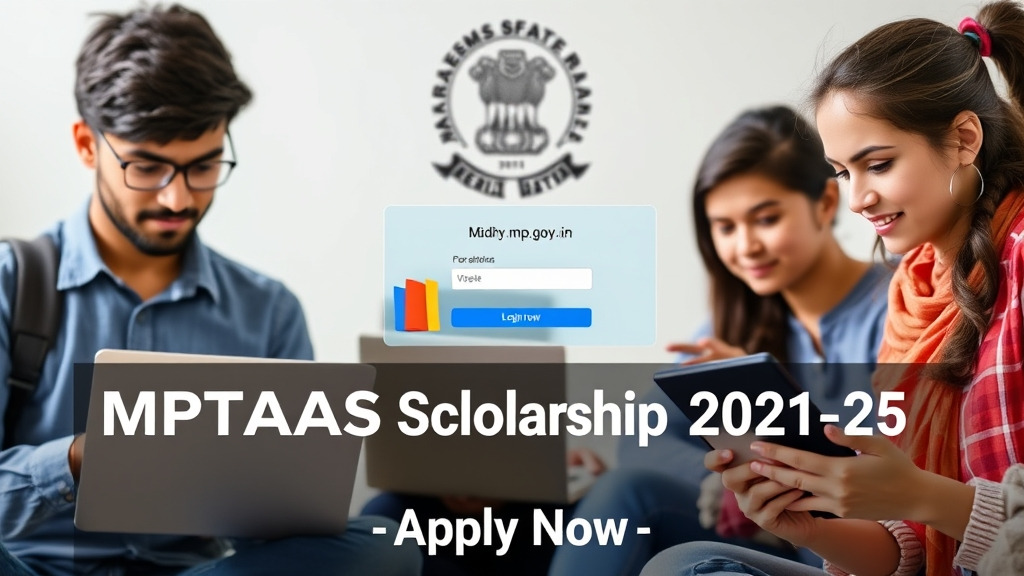 MPTAAS Scholarship 2025–26 portal — login, registration and status check at tribal.mp.gov.in