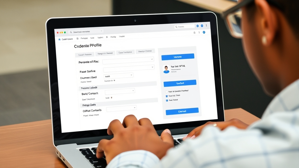 Student updating MPTAAS profile, uploading documents, and completing eKYC verification on official portal