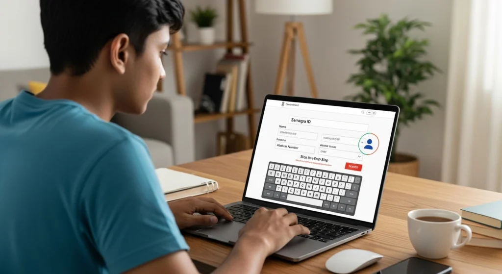 Samagra ID kaise nikale by name and Aadhaar using Samagra Portal MP
